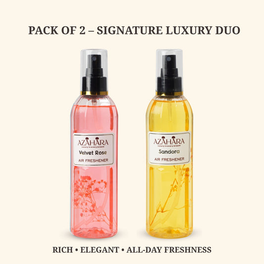 Velvet Rose & Sandora Air Freshener Combo | Pack of 2